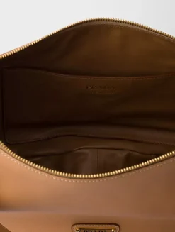 Prada Demi-lune Large Leather Shoulder Bag