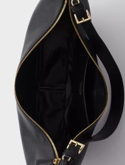 Prada Demi-lune Large Leather Shoulder Bag