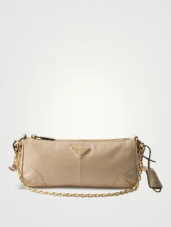 Prada Re-edition 2002 Medium Leather Shoulder Bag