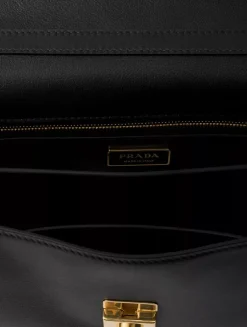 Prada Soft Sound Medium Leather Shoulder Bag