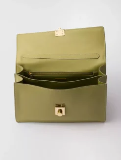 Prada Soft Sound Medium Leather Shoulder Bag