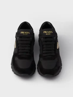 Prax 2.0 Re-nylon And Suede Sneakers