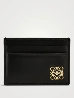Puffer Anagram Leather Card Holder