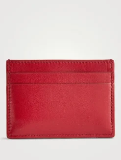 Puffer Anagram Leather Card Holder