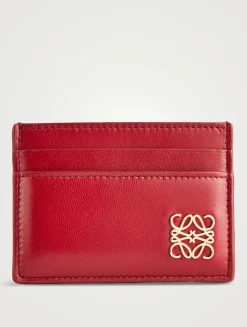Puffer Anagram Leather Card Holder