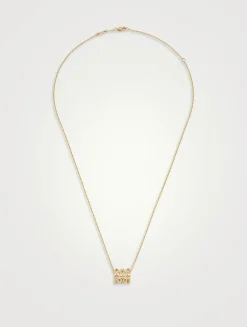 Pulse 18K Gold Necklace With Diamonds