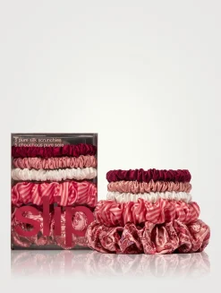 Pure Silk Assorted Scrunchies - Harriet