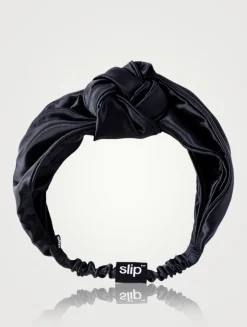 Pure silk knot headband