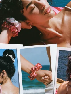 Pure Silk Large Scrunchies - Midsummer