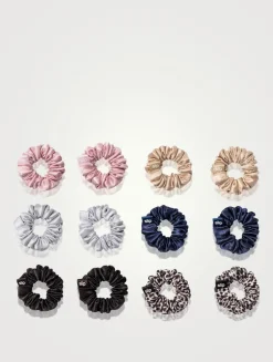 Pure Silk Minnie Scrunchie Set