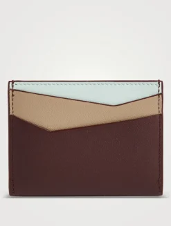 Puzzle Leather Card Holder