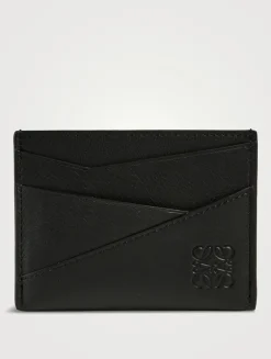 Puzzle Leather Cardholder