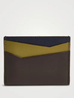 Puzzle Leather Cardholder