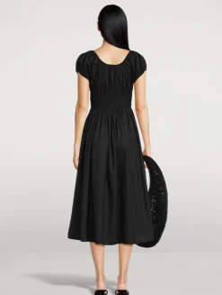 Quinn Smocked Midi Dress