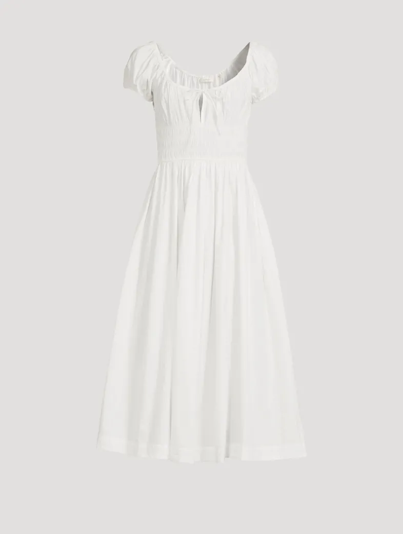 Quinn Smocked Midi Dress