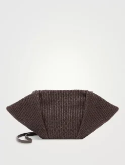 Raffia Marina Pouch Bag