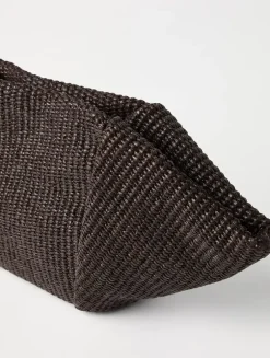 Raffia Marina Pouch Bag