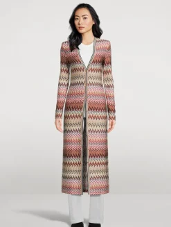 Raschel Knit Cardigan