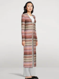 Raschel Knit Cardigan