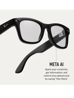 Ray-Ban Meta 0RW4006 Wayfarer Square AI Glasses