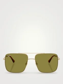 0RB3758 Ari Square Aviator Sunglasses