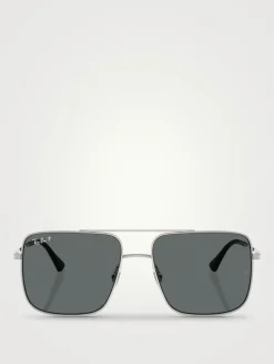 0RB3758 Ari Square Aviator Sunglasses