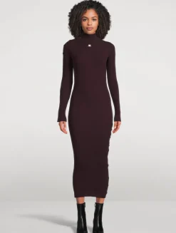 Reedition Rib-Knit Midi Dress