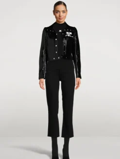 Reedition Short-Sleeve Mockneck Sweater