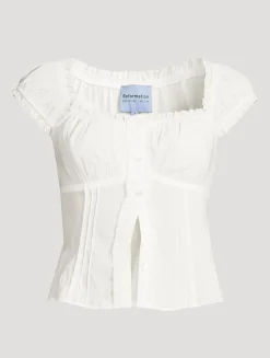 Reformation x Devon Lee Carlson Alabama Blouse