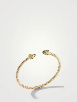 Renaissance Bracelet In 18k Yellow Gold With Peridot