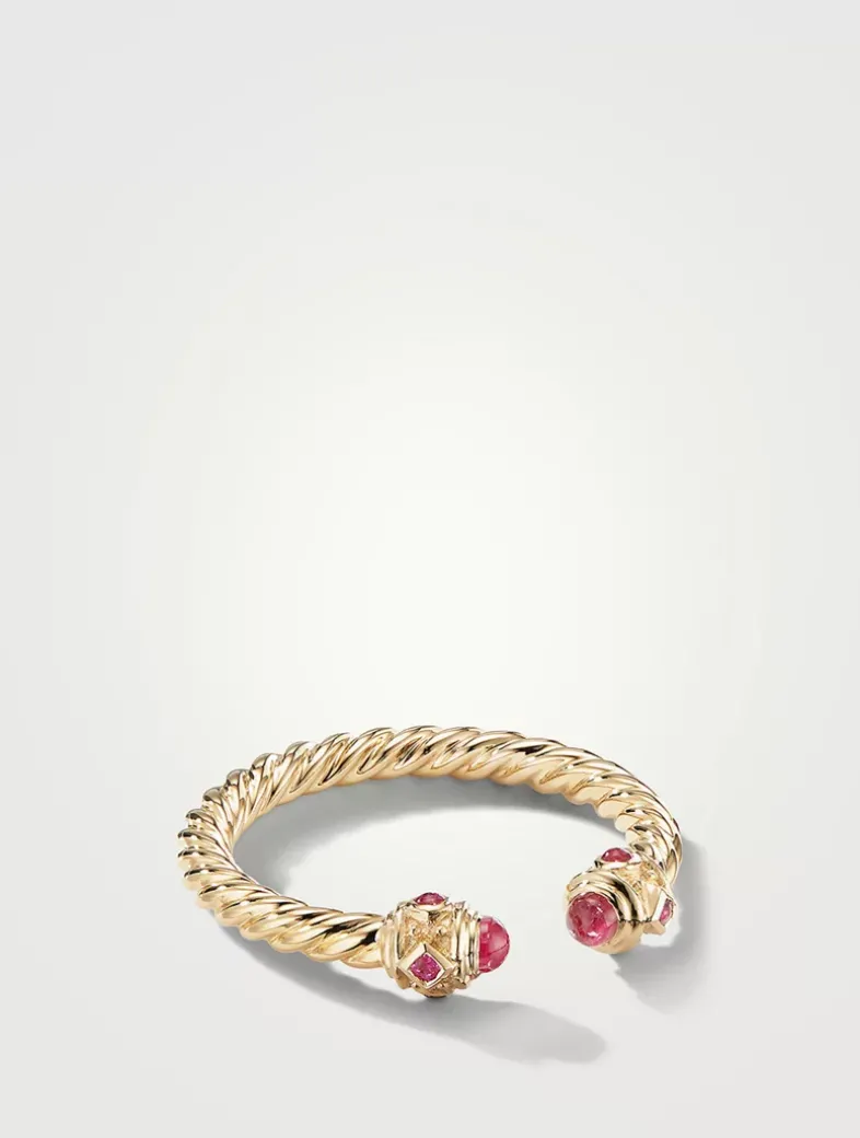 Renaissance Color Ring In 18k Yellow Gold With Rubies