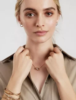 Renaissance® Oval Cablespira Bracelet In 18k Yellow Gold With Diamonds, 4.5mm