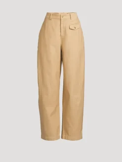 Renata Cotton Twill Utility Trousers