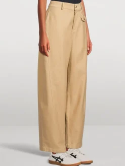 Renata Cotton Twill Utility Trousers