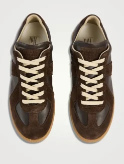 Replica Leather Sneakers