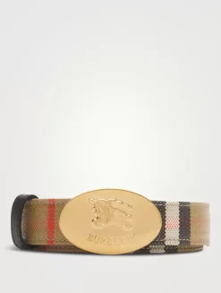 Reversible Check Knight Stamp Belt​