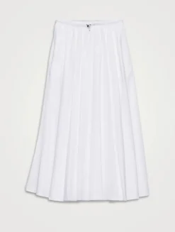 Reversible Cotton Jersey And Re-nylon Circle Skirt