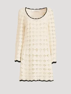 Rhiannon Crochet Mini Dress