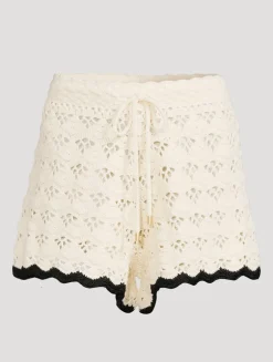 Rhiannon Crochet Shorts