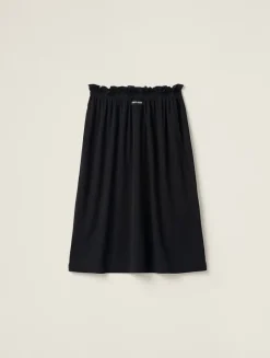 Ribbed Jersey Skirt