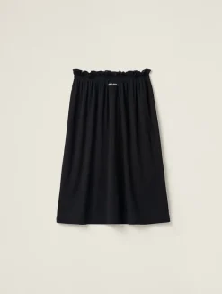 Ribbed Jersey Skirt