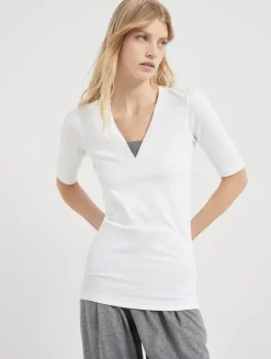 Ribbed Jersey T-shirt