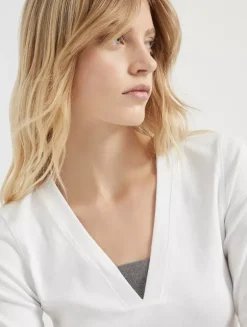 Ribbed Jersey T-shirt