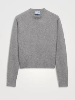 Ribbed Knit Re-cashmere Sweater