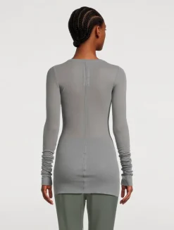 Ribbed Long-Sleeve T-Shirt