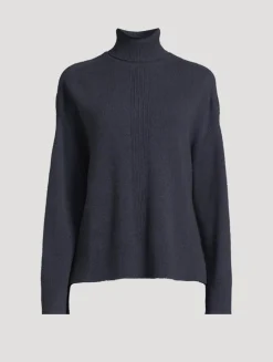 Ribbed Wool Turtleneck