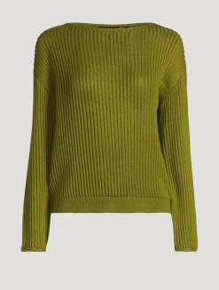 Rib-Knit Sweater