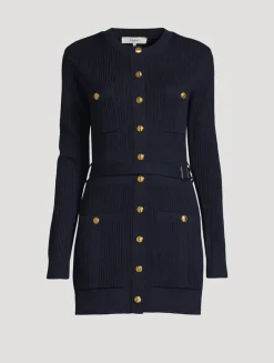 Rib-Knit Sweater Dress