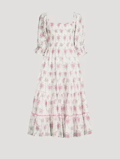 Rigby Midi Dress In Floral Print