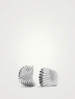 Ripple Oversized Stud Earrings